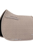 BR Equestrian Saddle Pad Djill General Purpose, Taupe Gray