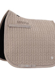 BR Equestrian Dressage Saddle Pad Djill, Taupe Gray