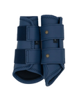 Sixteen Cypress Leatherette Splint Boots, Navy