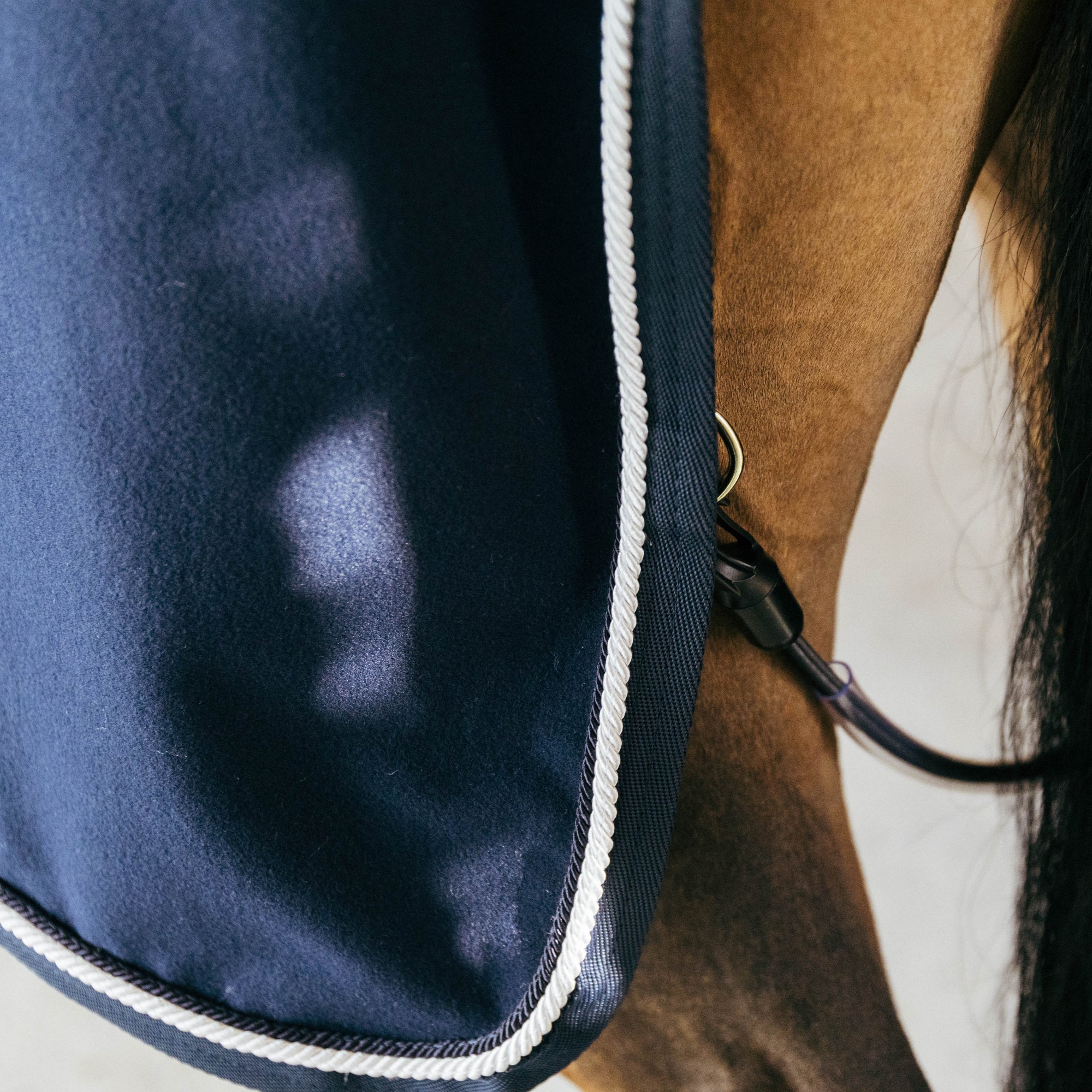 Kentucky Horsewear Fleece Rug Vegan Wool, Navy
