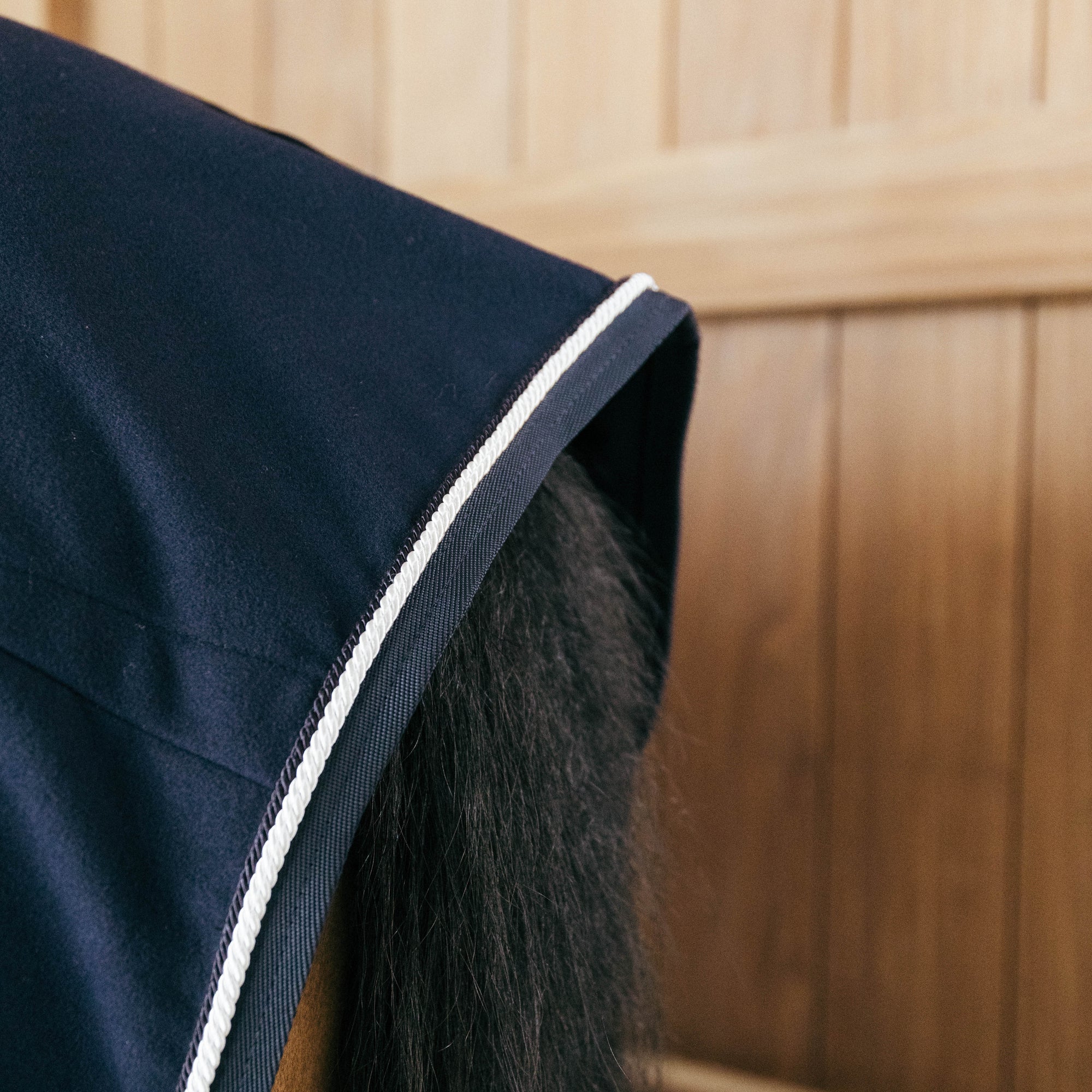 Kentucky Horsewear Fleece Rug Vegan Wool, Navy