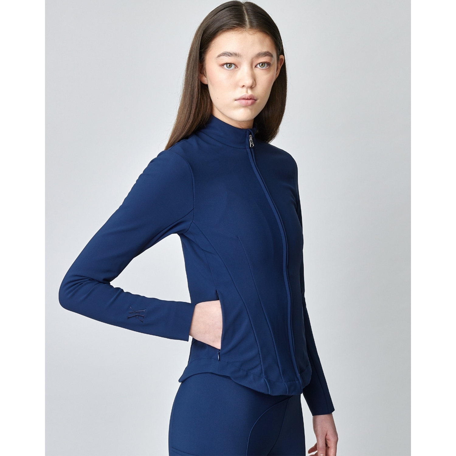 Yagya Signature Riding Jacket, Navy