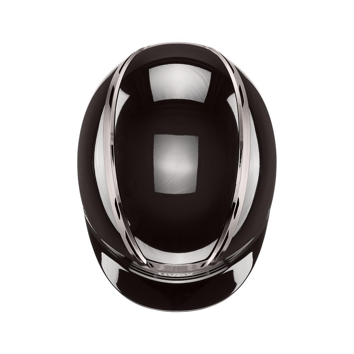 UVEX Exxeed Shiny Chrome Helmet, Mocca Glossy