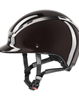 UVEX Exxeed Shiny Chrome Helmet, Mocca Glossy