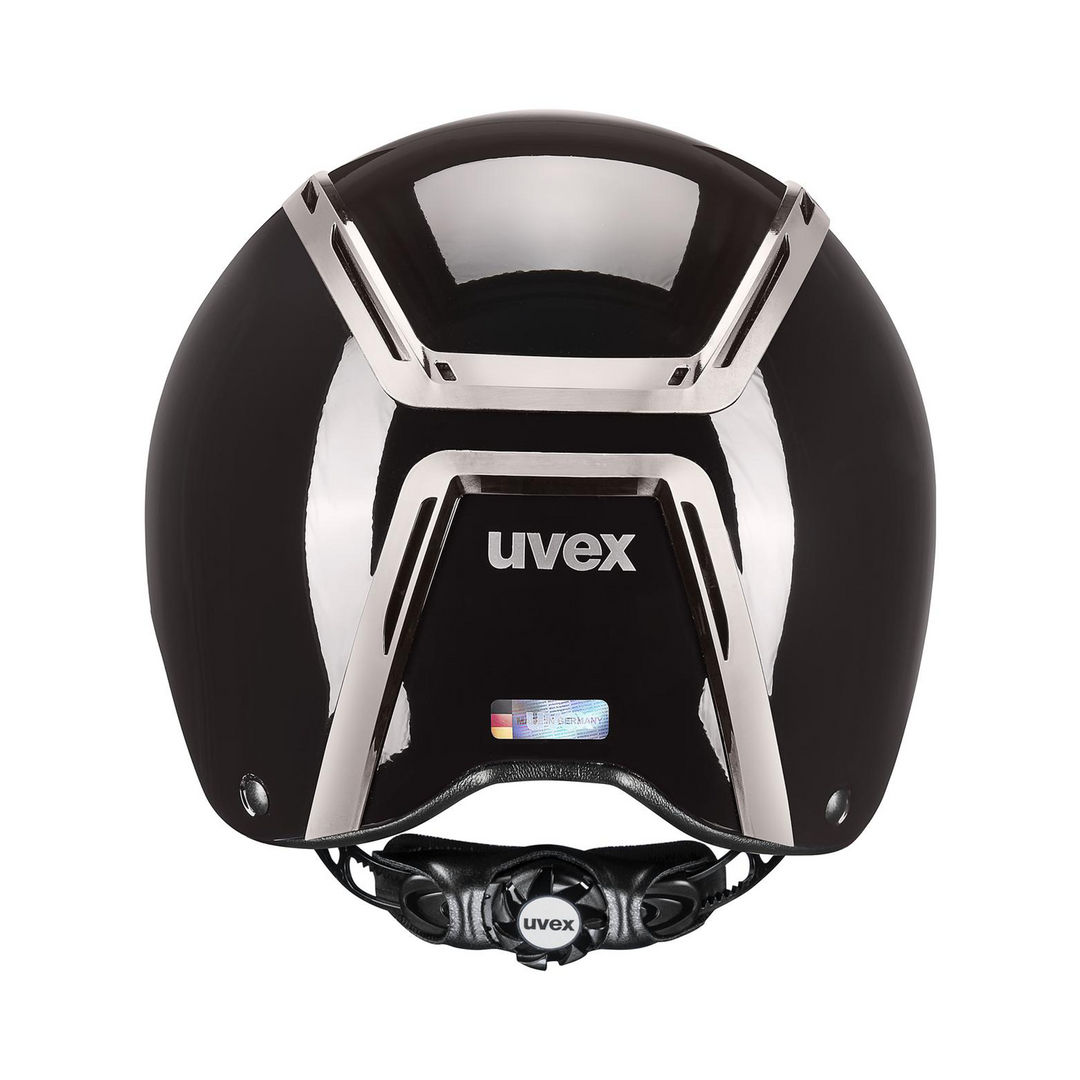 UVEX Exxeed Shiny Chrome Helmet, Mocca Glossy