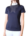 Montar CURVE Ladies Bling Competition Shirt, Navy