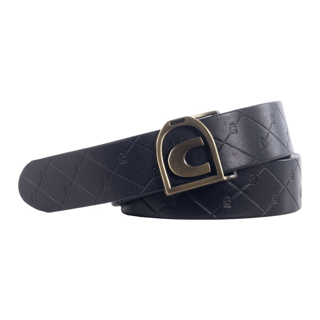 Cavallo TALE Unisex Genuine Leather Belt, Dark Blue