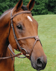 ADT Tack Imperial Figure 8 Bridle with Raised Fancy Rubber Reins