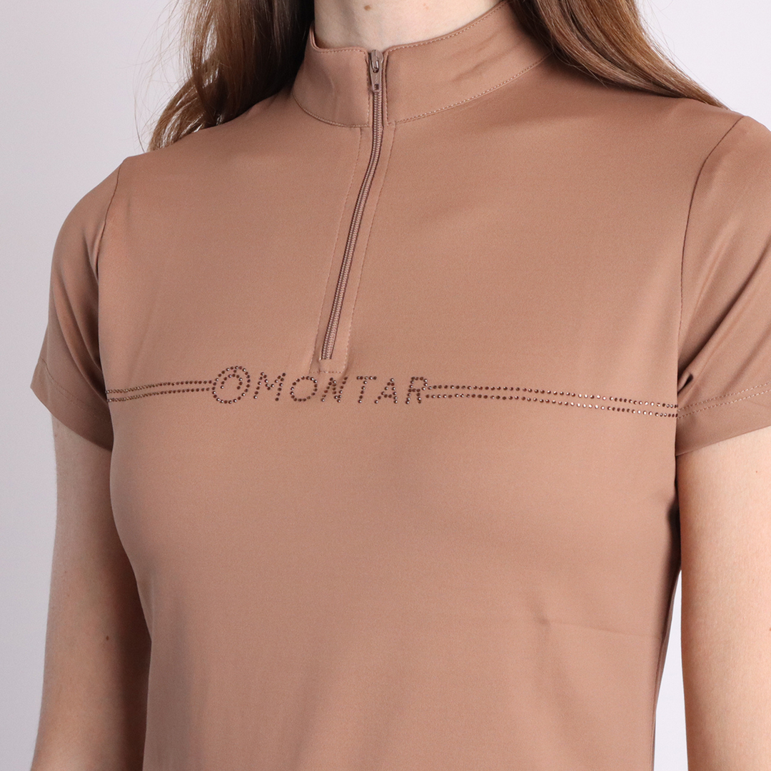Montar MoAviana Ladies Short Sleeve Training Shirt, Moonstone