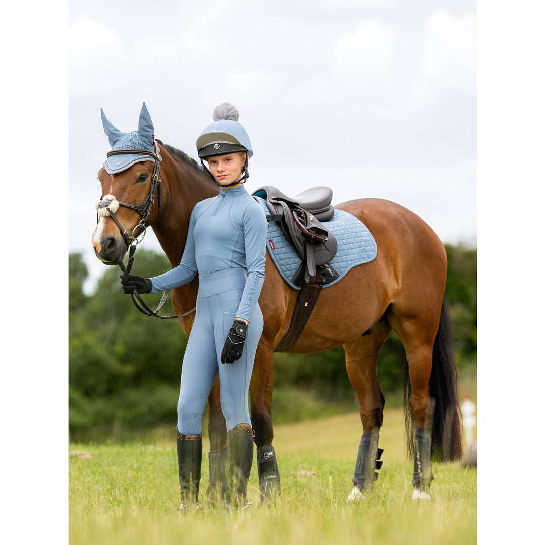 LeMieux Young Rider Base Layer, Ice Blue