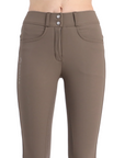 Montar Megan Yati Ladies High Rise Knee Grip Breeches, Mud