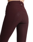 Montar Megan Yati High Rise Breeches V2 - Plum, Full Grip