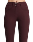 Montar Megan Yati High Rise Breeches V2 - Plum, Full Grip