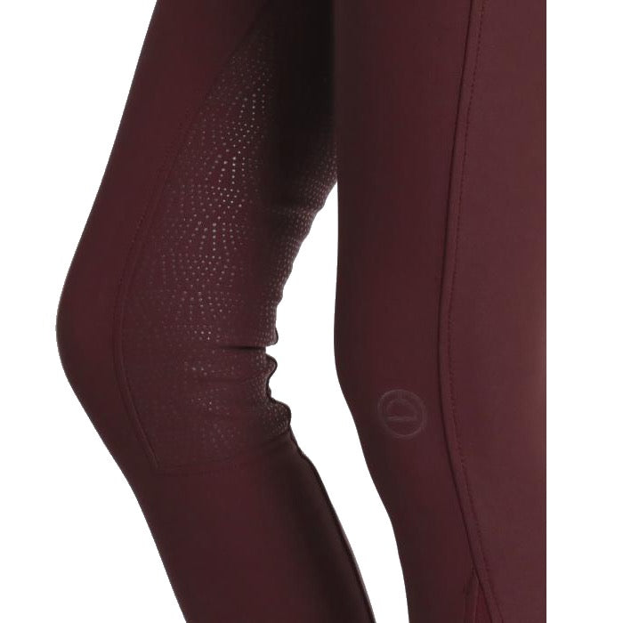 Montar Megan Yati High Rise Breeches V2 - Plum, Full Grip