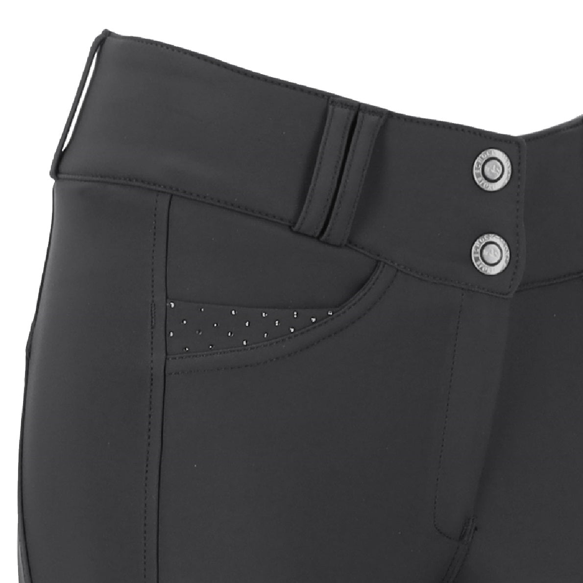 Schockemohle Darleen Ladies Knee Grip Breeches, Graphite