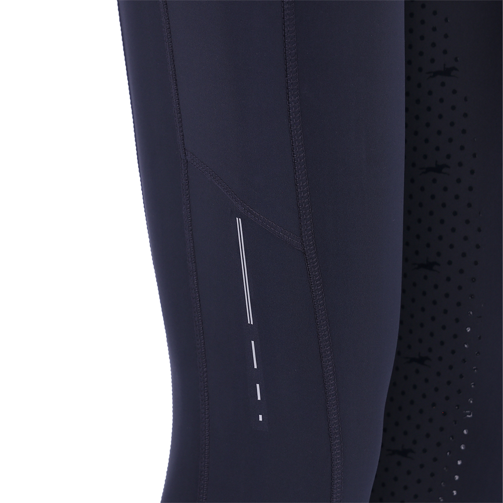 Schockemohle New Ladies Mid Rise Full Grip Pocket Riding Tights, Night