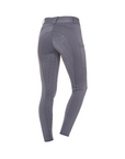 Schockemohle New Ladies Full Grip Mid Rise Pocket Riding Tights, Slate Grey