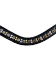 Lumiere Ariana Crystal Browband, Black Leather