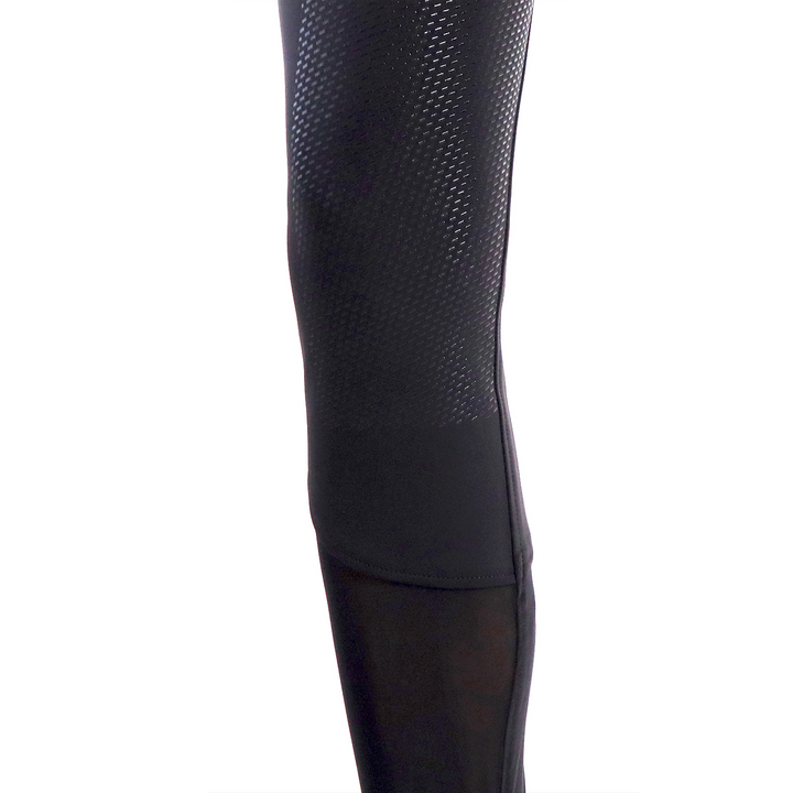 Montar MoMeadow Ladies Hybrid Pull On Riding Tights, Black