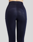 Montar MoZoe Ladies Compression Pull On Full Grip Leggings, Dark Navy