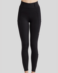 Montar MoZoe Ladies Compression Pull On Full Grip Leggings, Black