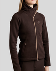 Montar MoNaja Rosegold Full Zip Sweatshirt, Brown