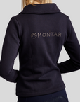 Montar MoNaja Rosegold Full Zip Sweatshirt, Dark Navy