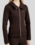 Montar MoNaja Rosegold Full Zip Sweatshirt, Brown