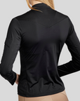 Montar MoZendaya Ladies Long Sleeve Performance Training Shirt, Black