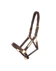 Kavalkade Cinta Leather Halter, Brown with Brass