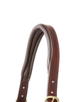 Kavalkade Cinta Leather Halter, Brown with Brass