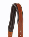 Kavalkade Cinta Leather Halter, Cognac with Brass