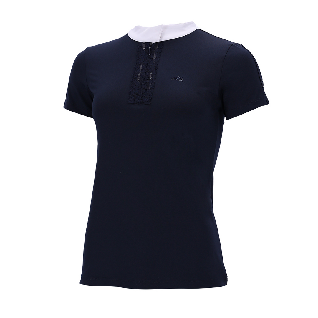 Schockemohle SPChristina Style Ladies Short Sleeve Competition Shirt, Night