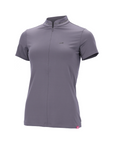 Schockemohle Summer Page Style Ladies Short Sleeve Training Shirt, Slate Grey