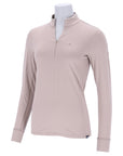 Schockemohle SPPeppa Ladies Long Sleeve 1/2 Zip Training Shirt, Cardamom