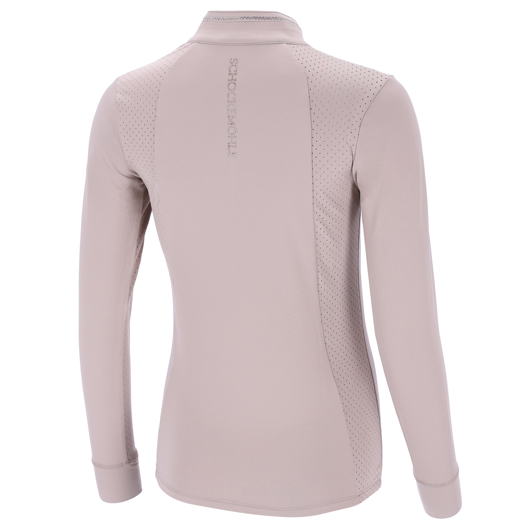 Schockemohle SPPeppa Ladies Long Sleeve 1/2 Zip Training Shirt, Cardamom