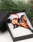 Jumping Horse Ornaments - Bay Hunter Jumper