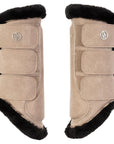 BR Equestrian Tendon Boots Majestic Djoy, Taupe Gray