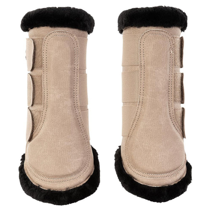 BR Equestrian Tendon Boots Majestic Djoy, Taupe Gray