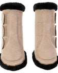 BR Equestrian Tendon Boots Majestic Djoy, Taupe Gray