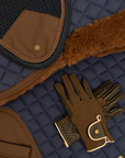 Sixteen Cypress Riding Gloves, Tobacco