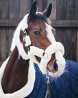 Kentucky Horsewear Sheepskin Shipping Halter, Natural