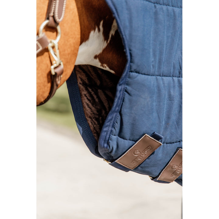 Kentucky Horsewear Under Rug Skin Friendly with Neck 150G, Navy
