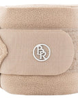 BR Equestrian Fleece Bandages Dila, Taupe Gray