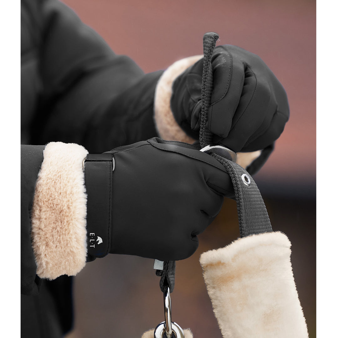 Waldhausen St. Moritz Riding Gloves, Black