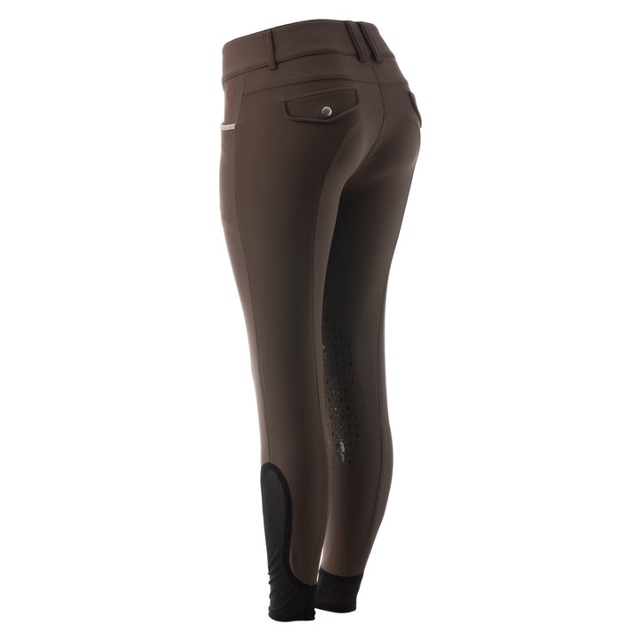 Equinavia Madeleine Womens Knee Patch Breeches, Earth Brown