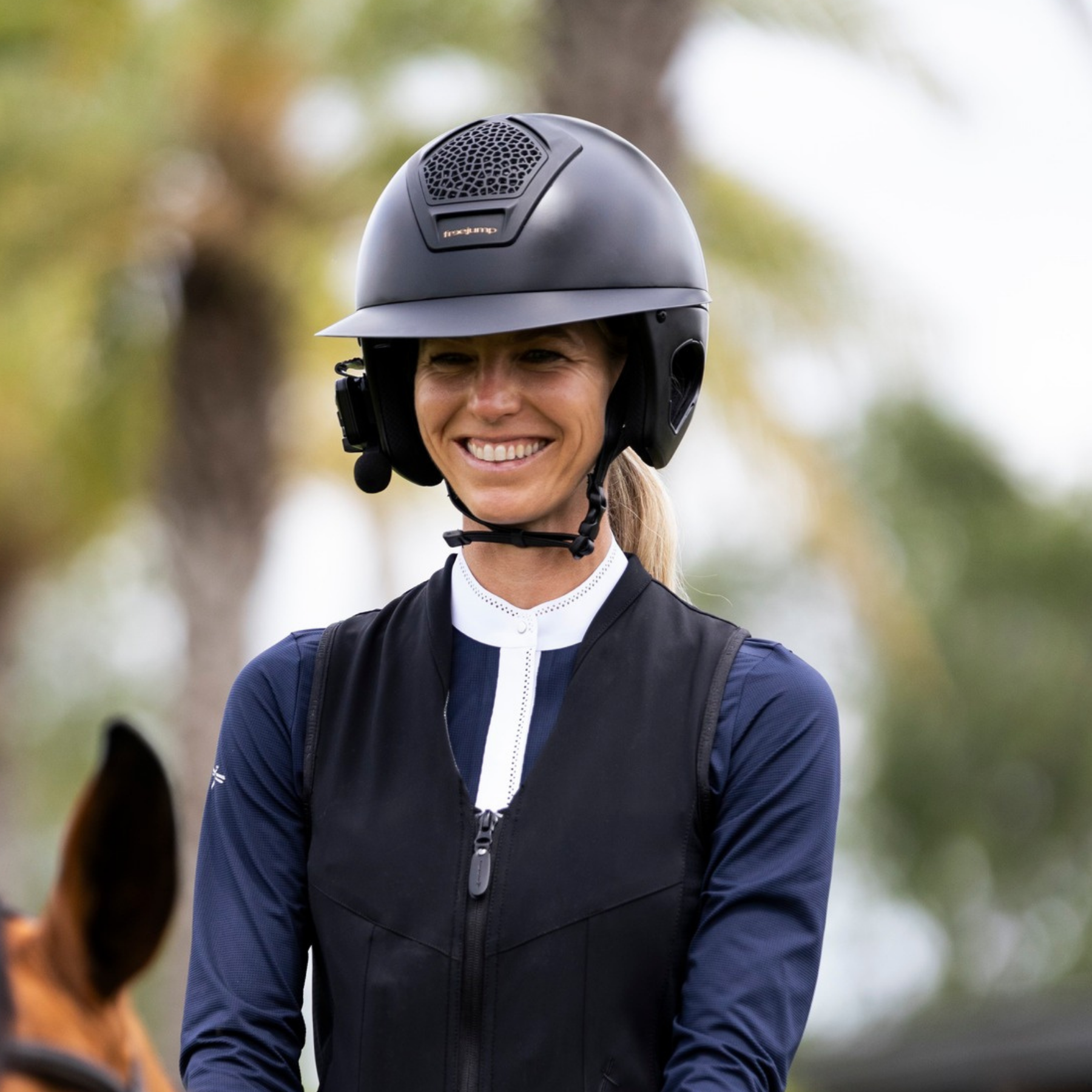 Freejump Voronoï Carbon Wide Brim Helmet, Black Matte