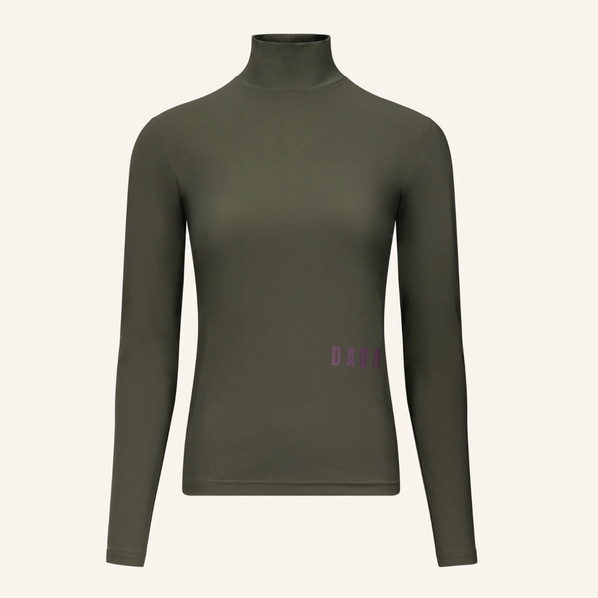 Dada Sport Consul Ladies Funnel Collar Long Sleeve T-Shirt, Oxyde Green