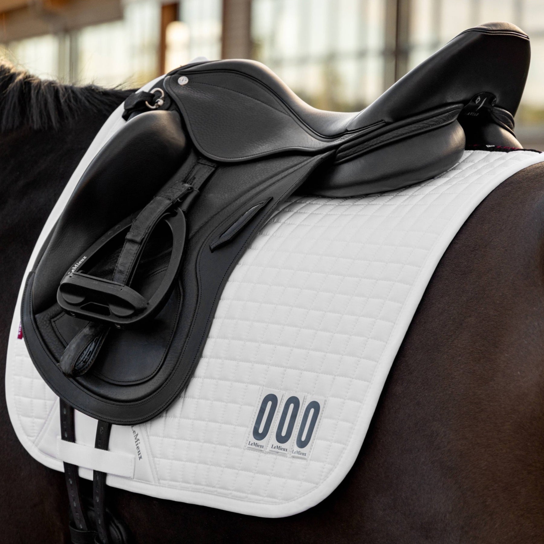 LeMieux Competition Dressage Saddle Pad, White