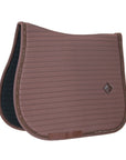 Kentucky Horsewear Saddle Pad Pearls Jumping Brown Edition